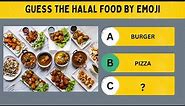 Guess The Halal Food By Emoji || NN Vibes