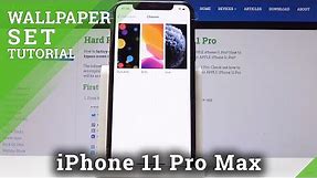 How to Change Wallpaper in iPhone 11 Pro - Update Home Screen