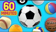 Discover new Sports: English names of balls | Balls for Children