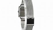Timex Women's T2P4399J Main Street Modern Minis Silver-Tone Watch