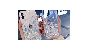 Glitter Liquid Quicksand Bling Diamond Phone case For iphone #worldstarthink