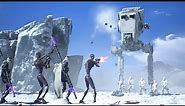 Separatist Droid Army vs Stormtroopers - STAR WARS JEDI FALLEN ORDER NPC Wars