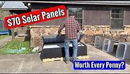 Cheap Used Trina 255w Solar Panels Tested Perfect for Off Grid / DIY SanTan Solar
