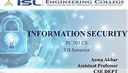 Information Security Blueprint