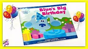 BLUE'S CLUES "BLUE'S BIG BIRTHDAY" - Read Aloud - Storybook for kids, children