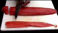 How To Properly Cut Salmon Into 4 Oz Restaurant Portion