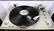 Sansui SR-737 Vintage Direct Drive Automatic Turntable Record Player Demo