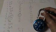 How to FIND the Combination to a Master Lock: EASIEST WAY. NO PICKING NEEDED.