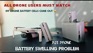 how to reuse swollen DJI MINI 2 battery | Drone battery swelling repair at home #djimini2