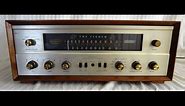 The Fisher 800C vintage high fidelity tube stereo receiver