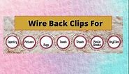 Rug Clips (Pack of 10 pcs) Matte Black Wire Back Rug Clips |Rug Gripper, Rug Holder, Rug Hangers, Rug Clamps from Wise LINKER