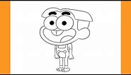 How to Draw CRICKET GREEN | Big City Greens