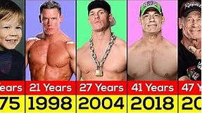 WWE John Cena Transformation From 1 to 46 Years Old