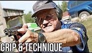 How to shoot a Pistol with world champion shooter, Jerry Miculek