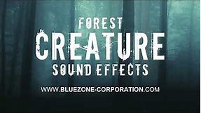 Forest Creature Sound Effects - Ent Tree Creatures - Fantasy Creatures - Mythical Creatures