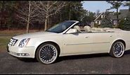 SOLD-- 2009 Cadillac DTS Deville Convertible~Low Miles~Beautiful~NEW Vogue Chrome Wheels