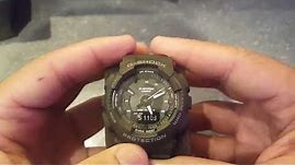 How to set the Date & Dual Time on Casio Gshock 5540 (Analog and Digital)