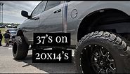 2011 Dodge Ram 1500 9" lift, 37's, 20x14 Fuels