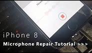iPhone 8 How to fix a microphone without replacing the flex cable / Naprawa mikrofonu