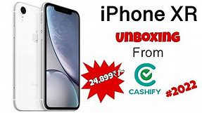 iPhone XR Unboxing 64GB White Colours Refurbished Smartphone From Cashify..?