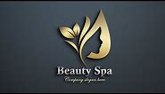 Beauty Logo Design in Adobe Photoshop