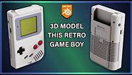 Retro Game Boy Tutorial In Blender