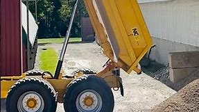 NC 20 Ton Dump Trailer IN ACTION | Morton Equipment #DumpWagon