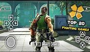 Top 20 PSP Fighting Games For Android PPSSPP HD || All Time Best