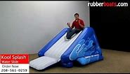 Intex Kool Splash Inflatable Water Slide Video Review by Rubber Boats