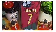 Ronaldo Jersey Phone Case Creative Soccer Case for iPhone 7 Plus / 8 Plus Thin Soft Imitation Leather Shockproof