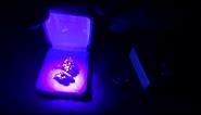 How to identify diamonds,rubys and opal with a black light
