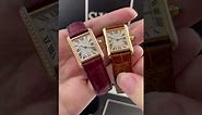 Cartier Tank Louis Gold Watches Review | SwissWatchExpo