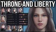 Throne And Liberty - ALL Character Creation Options In Stunning 4K MAX Graphics | New MMO