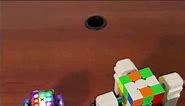 2 cool robot rubik's cube solvers 😎 #shorts