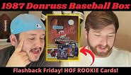 Bo Jackson? Greg Maddux? Flashback Friday!! Opening ENTIRE Box of 1987 Donruss Baseball!