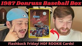 Bo Jackson? Greg Maddux? Flashback Friday!! Opening ENTIRE Box of 1987 Donruss Baseball!
