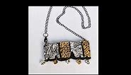 Make an Awesome Polymer Clay Animal Print Necklace