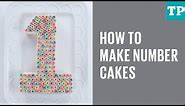 How to make number cakes