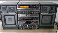 Sony Vintage BoomBox FH-110W GhettoBlaster Demo Audiophile HiFi