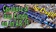 Cerakote Graphite Black/Stingray Gun Candy on a 144 Tactical PS15
