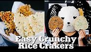 Yummy Japanese rice crackers within 10 minutes!【Gluten Free & Vegan】