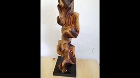 power carving - how to make a wooden sculpture