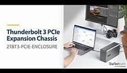 Thunderbolt 3 Dual PCIe Expansion Box | StarTech.com