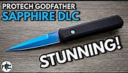 ProTech Godfather Sapphire DLC Folding Knife - Overview