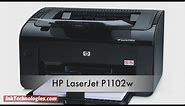 HP LaserJet P1102w Instructional Video