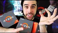 AMD Ryzen 7 Review! 1700 Vs. 1700X Vs. 1800X Overclocked Air Cooled