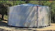 Classic Corrugated Galvanized Steel Water Tank (52,395 Gallons)