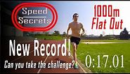 Sub 3 minute 1k! Top athlete shows how to run 1km time trial... FAST! Are you up to the challenge???