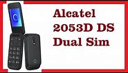 Alcatel 2053D DS, Dual Sim | pentru batrani, cu butoane mari | - Telefon Senior Mobil