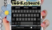 iOS Keyboard on Android 11-14 higher versions with iOS emojis & themes 👻💜💗 | iOS Style Tutorials
